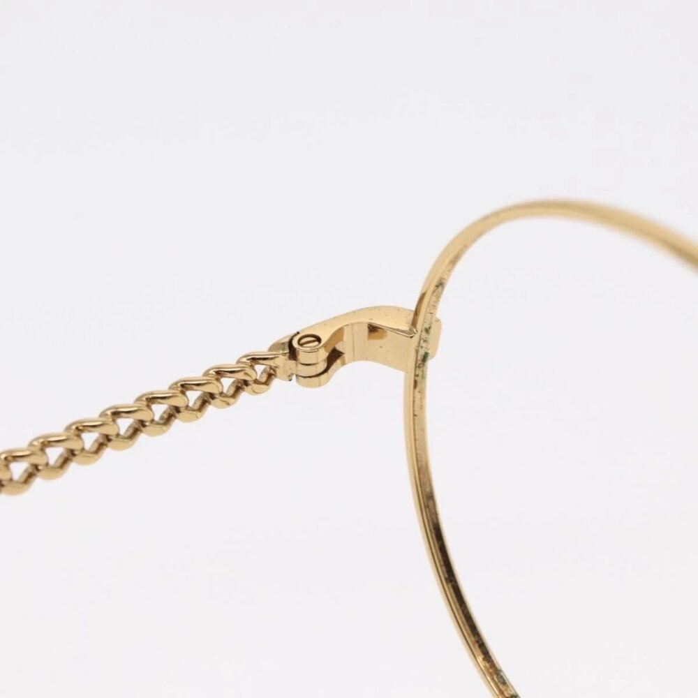 CHANEL Sunglasses frames metal Gold CC Auth 153002 - Picture 10 of 14